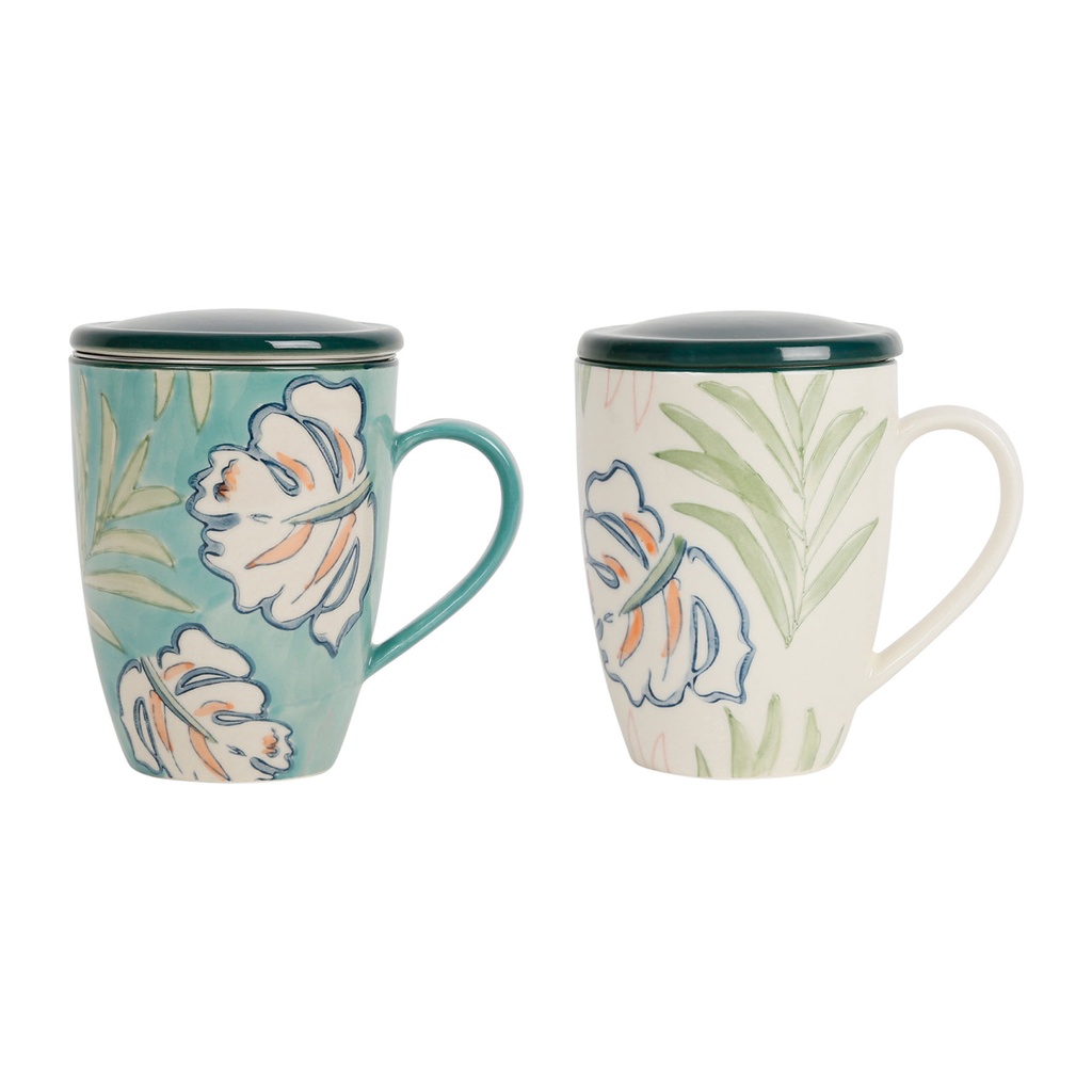 [SEMA75700] TISANIERE TROPIC'ART  SET DE 2 30CL