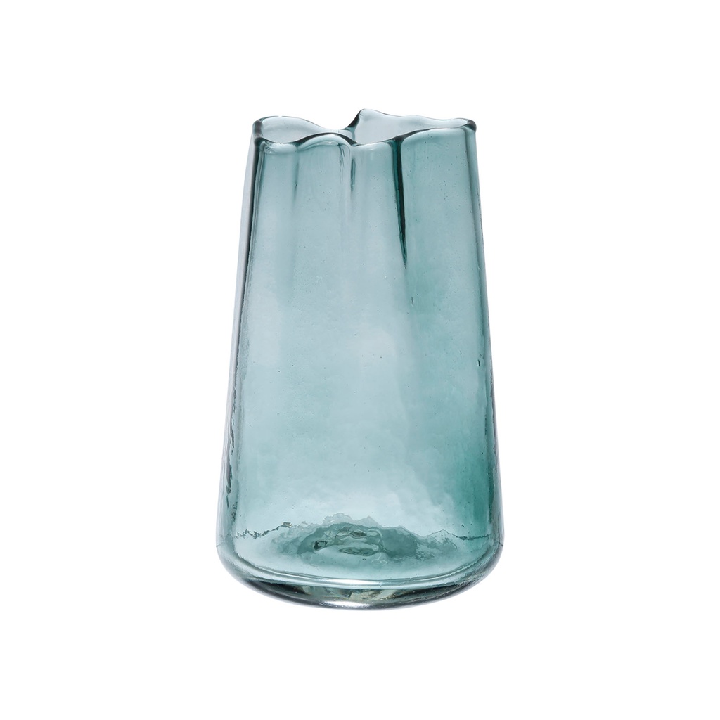 [SEMA76311] VASE BRONZE EMERAUDE D13XH20CM