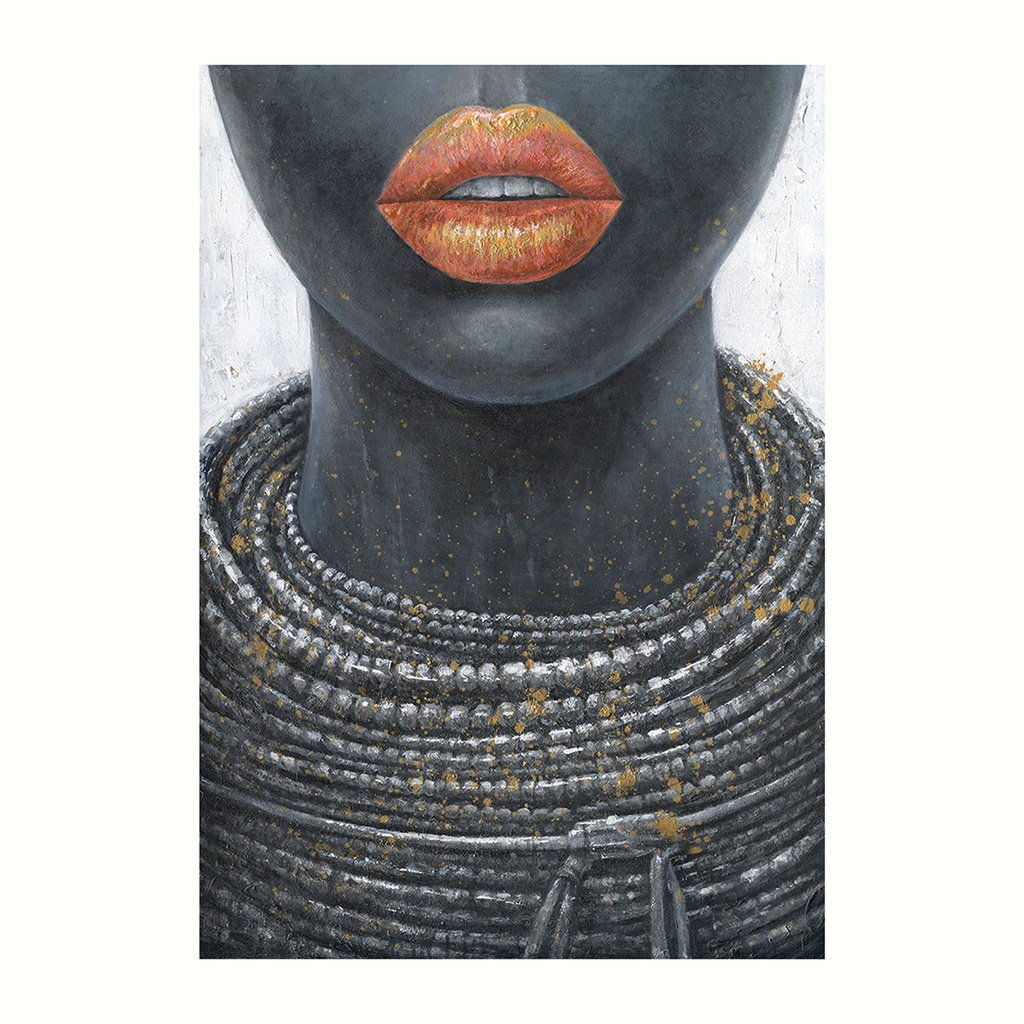 [SEMA75618] TABLEAU COLLIER NOIR 70X100CM 
