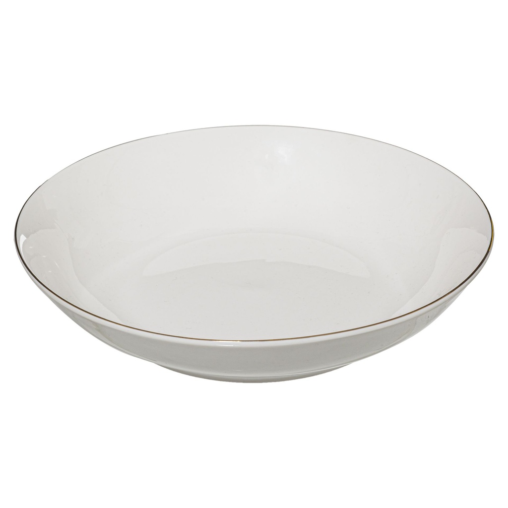[JJA326019] ASSIETTE CREUSE PETIT SALON D20CM PORCELAINE BLANC