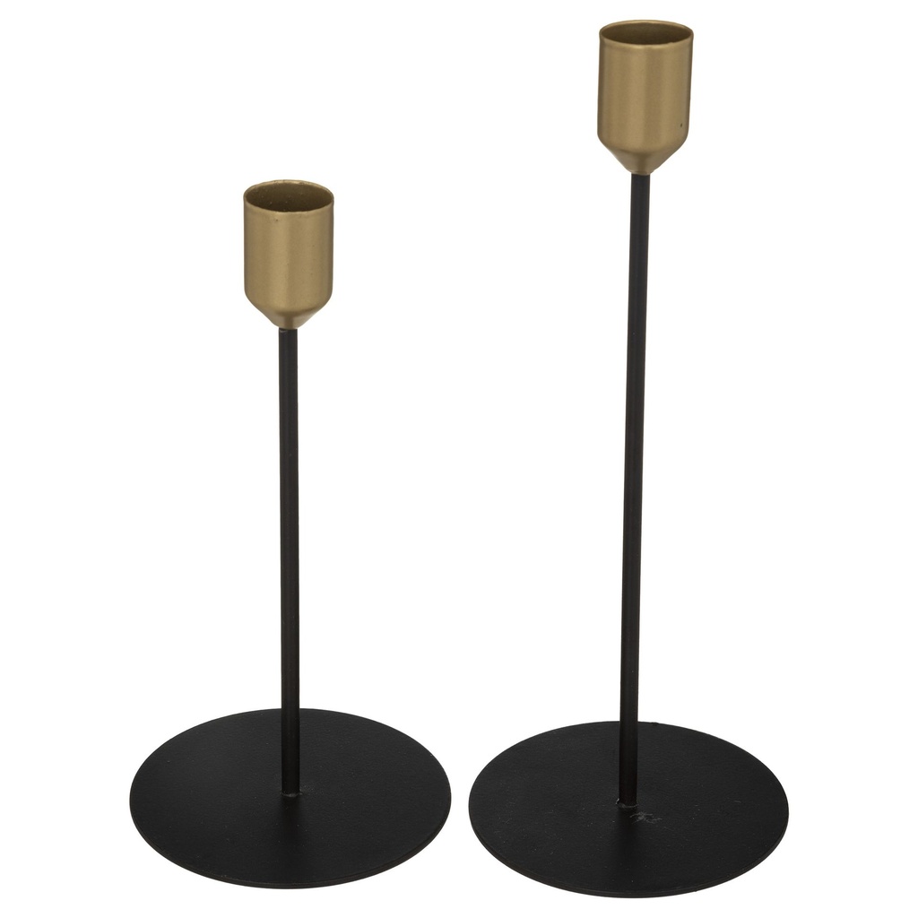 [JJA325986] CHANDELIERS H23CM SET2 FER NOIR