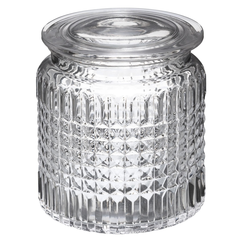 [JJA325996] POT A COTON PRECIOUS 11X12CM VERRE TRANSPARANT