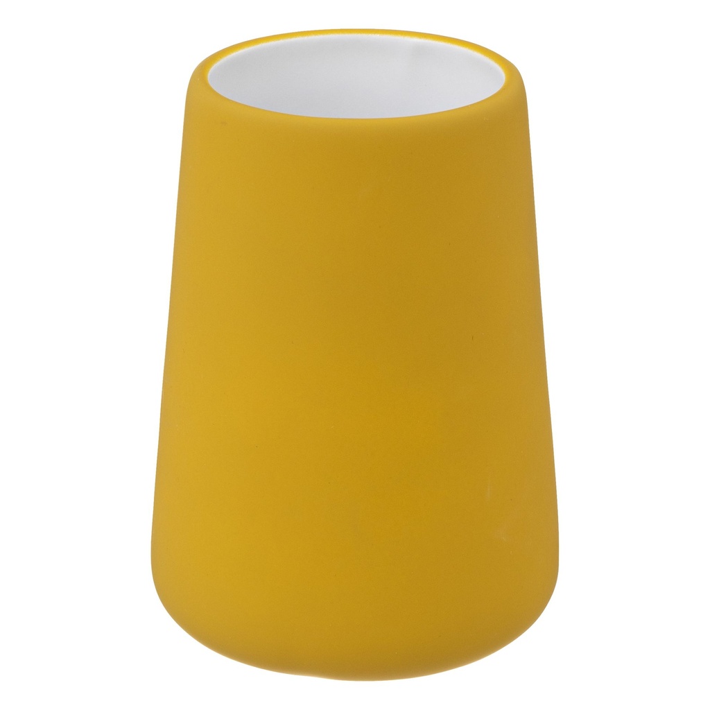 [JJA326004] GOBELET RUBBER 8.3X11.8CM JAUNE