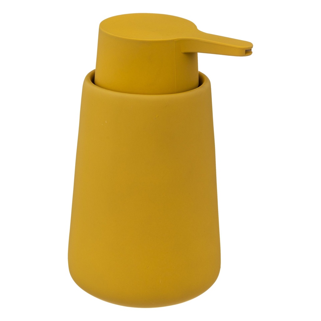 [JJA326005] DISTRIBUTEUR DE SAVON COCON RETRO 8.3X14.8CM JAUNE