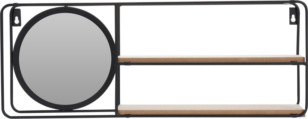 [KOOP287635] ETAGERE MURALE 59.1X4.7X20.2CM A MIROIR - METAL