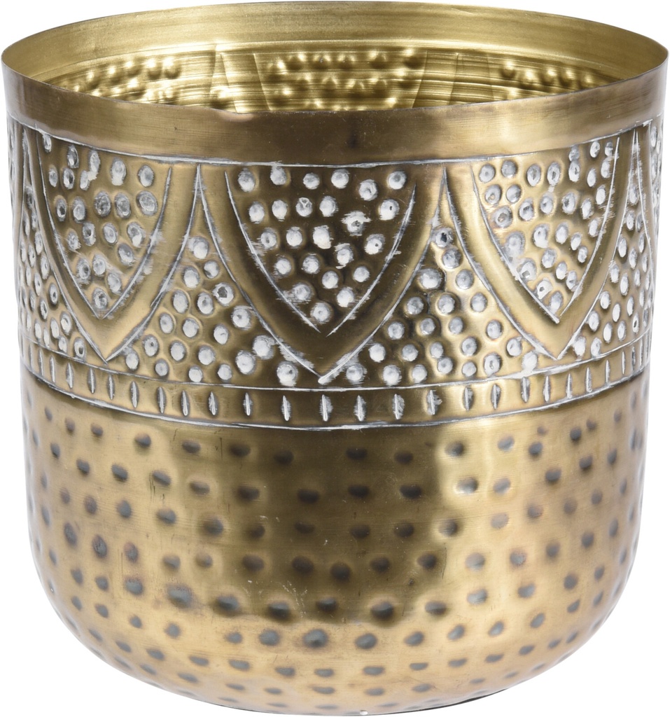 [KOOP272259] VASE DECORATIVE EN METAL DORE