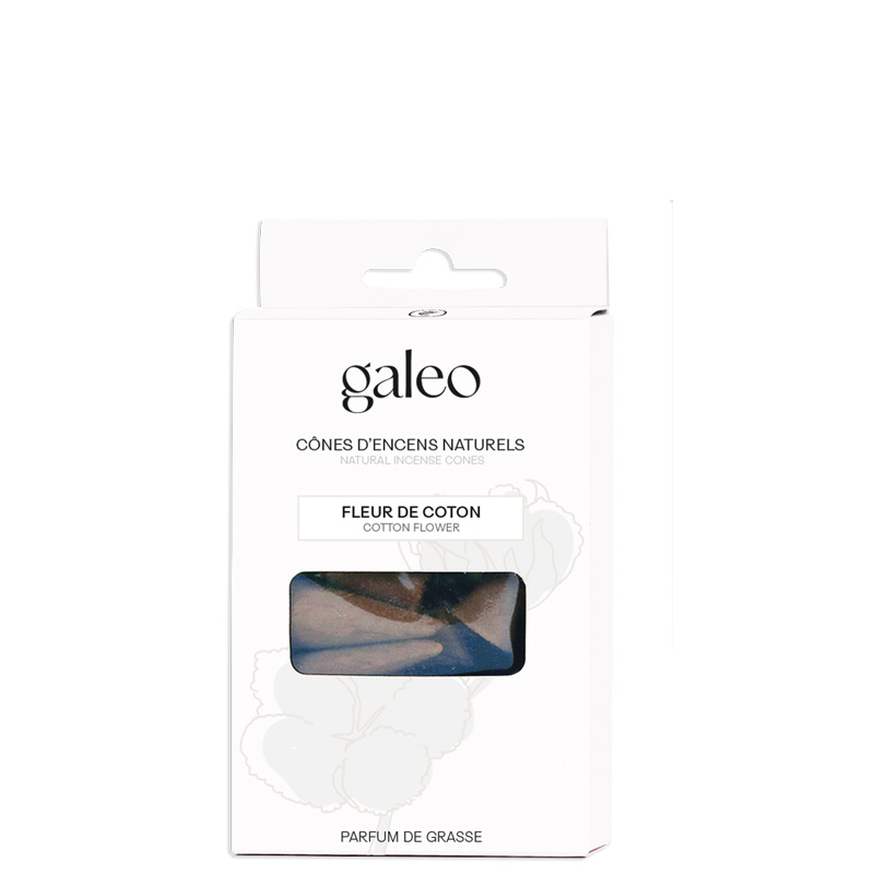 [GALEO106580] POCHETTE 10 CONES ENCENS FLEUR COTON