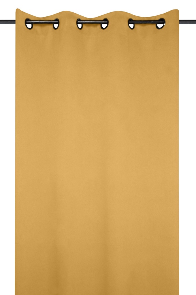 [STOFR61840021] RIDEAU OCCULTANT NOTTE 135X250
MOUTARDE - 100%PE
