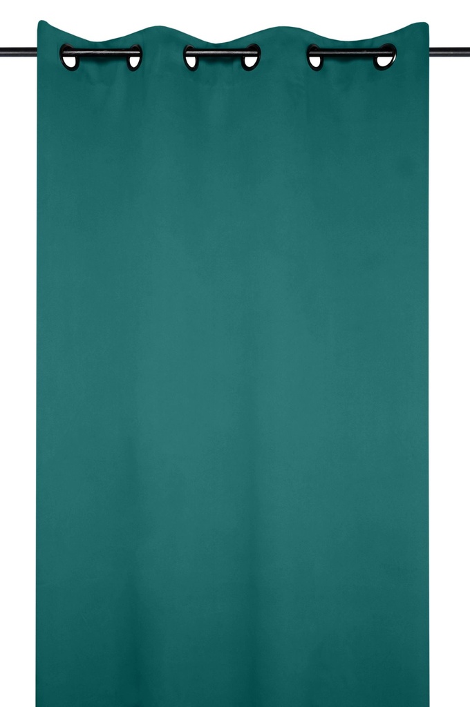 [STOFR61840022] RIDEAU OCCULTANT NOTTE 135X250
EMERAUDE - 100%PE