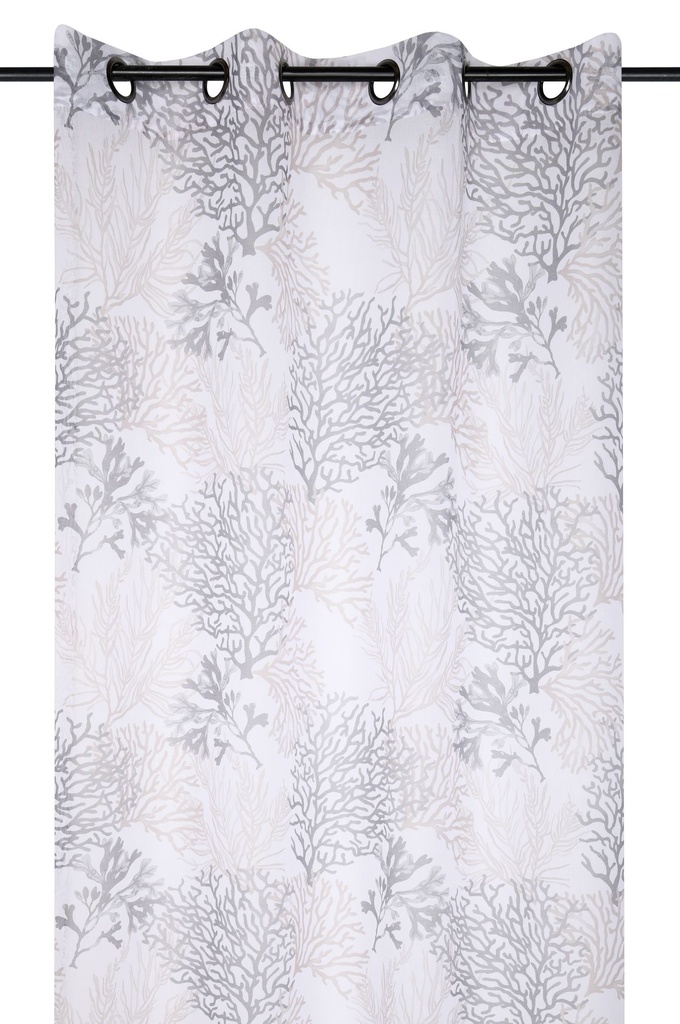 [STOFR6B675002VL] VOILAGE QUIBERON 140X260
NATUREL - 100% PE