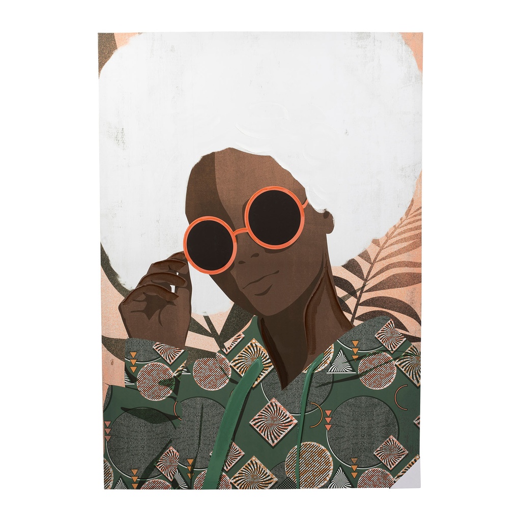 [SEMA74896] TABLEAU FEMME SEVENTIES 70X100