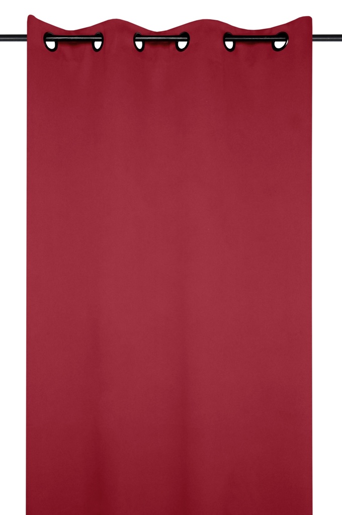 [STOFR61840014] RIDEAU OCCULTANT NOTTE 135X250
ROUGE - 100%PE