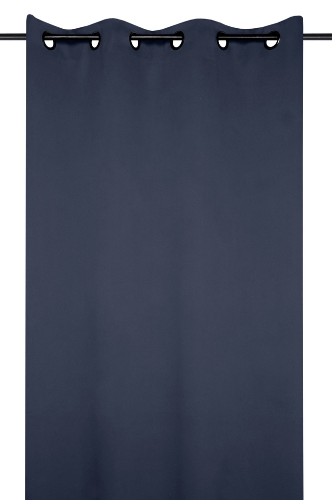 [STOFR61840023] RIDEAU OCCULTANT NOTTE 135X250
MARINE - 100%PE
