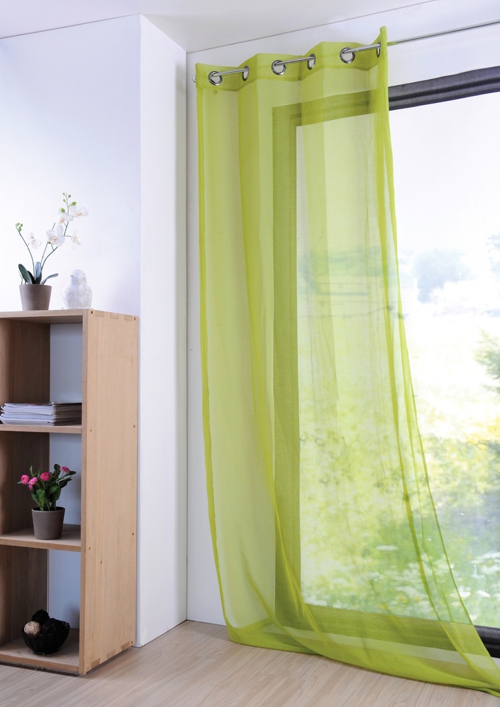 [STOFR61697009VL] VOILE MONNA 135X260
TILLEUL - 100% PE