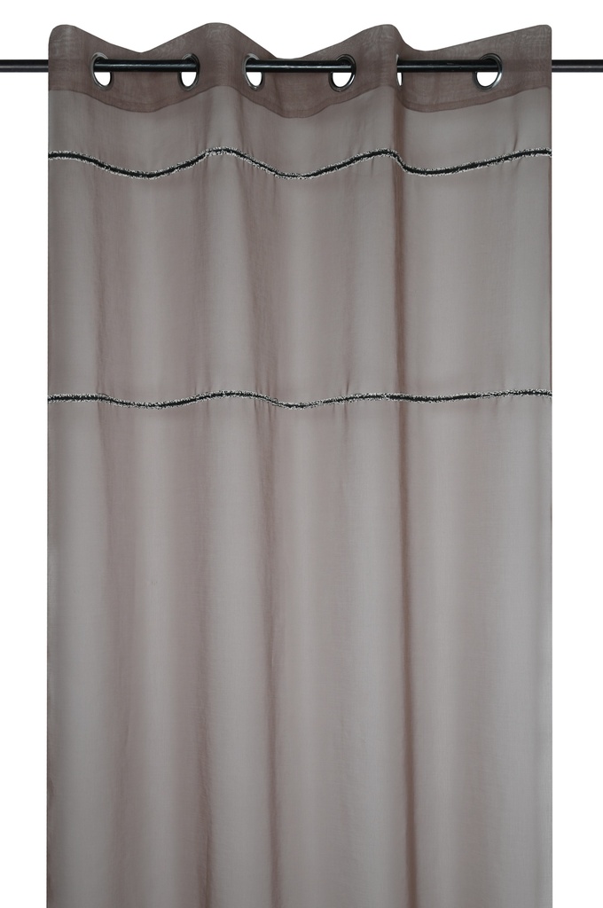 [STOFR6B680003VL] VOILE GOMA 140X260
TAUPE - 100% PE