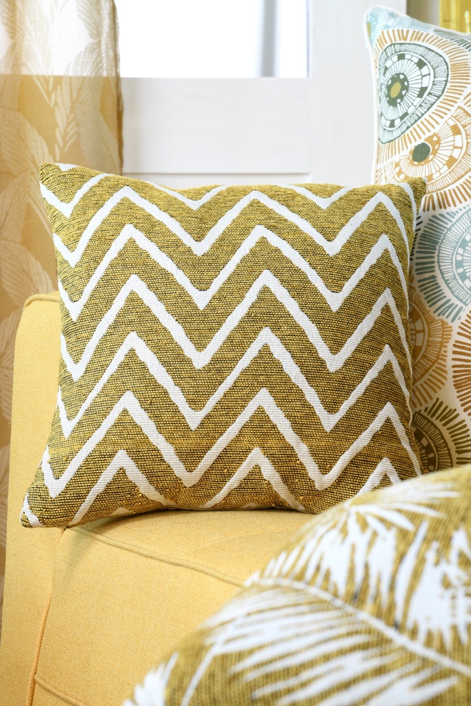 [STOFC0B924001] COUSSIN ORPHEA 40X40
CURRY 100% PE