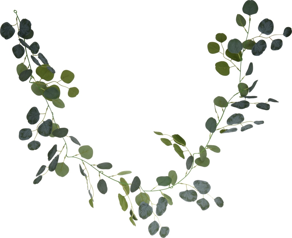 [KOOP294826] GUIRLANDE EUCALYPTUS 180CM PP