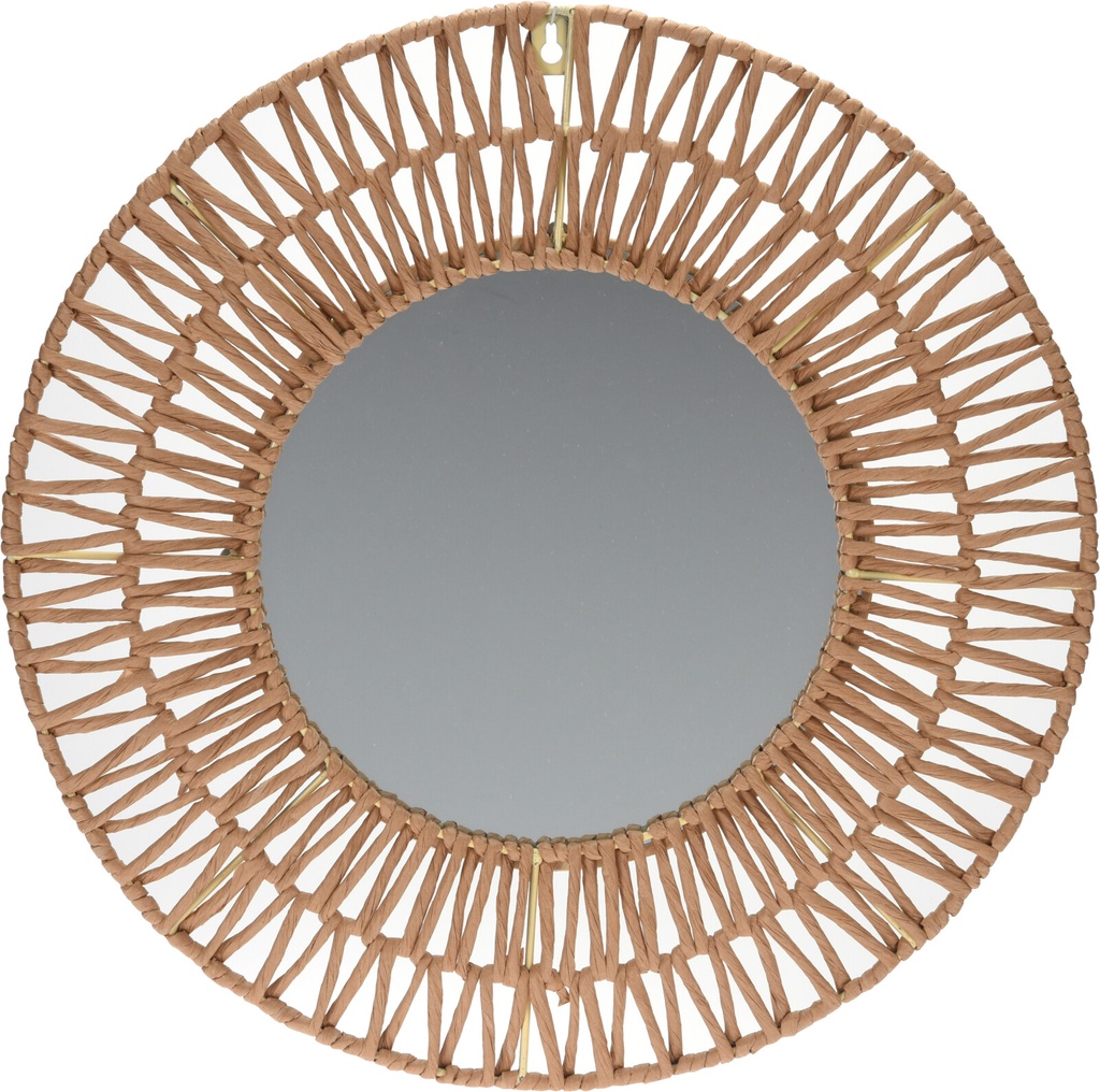 [KOOP275963] MIROIR 45CM ROND AVEC PAPIER