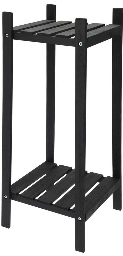 [KOOP335976] ETAGERE 2 COUCHES NOIR