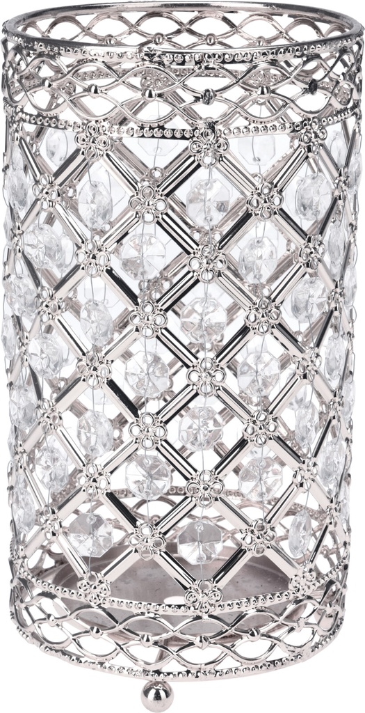 [KOOP335979] LANTERNE METAL 11X11X20CM ARGENTEE