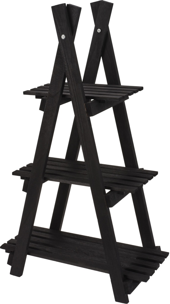 [KOOP335982] ETAGERE PLANTES/FLEURS NOIR