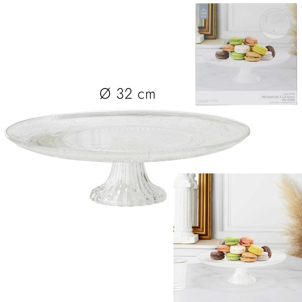 [CMP336178] PLAT DE PRESENTATION EN VERRE CISELE