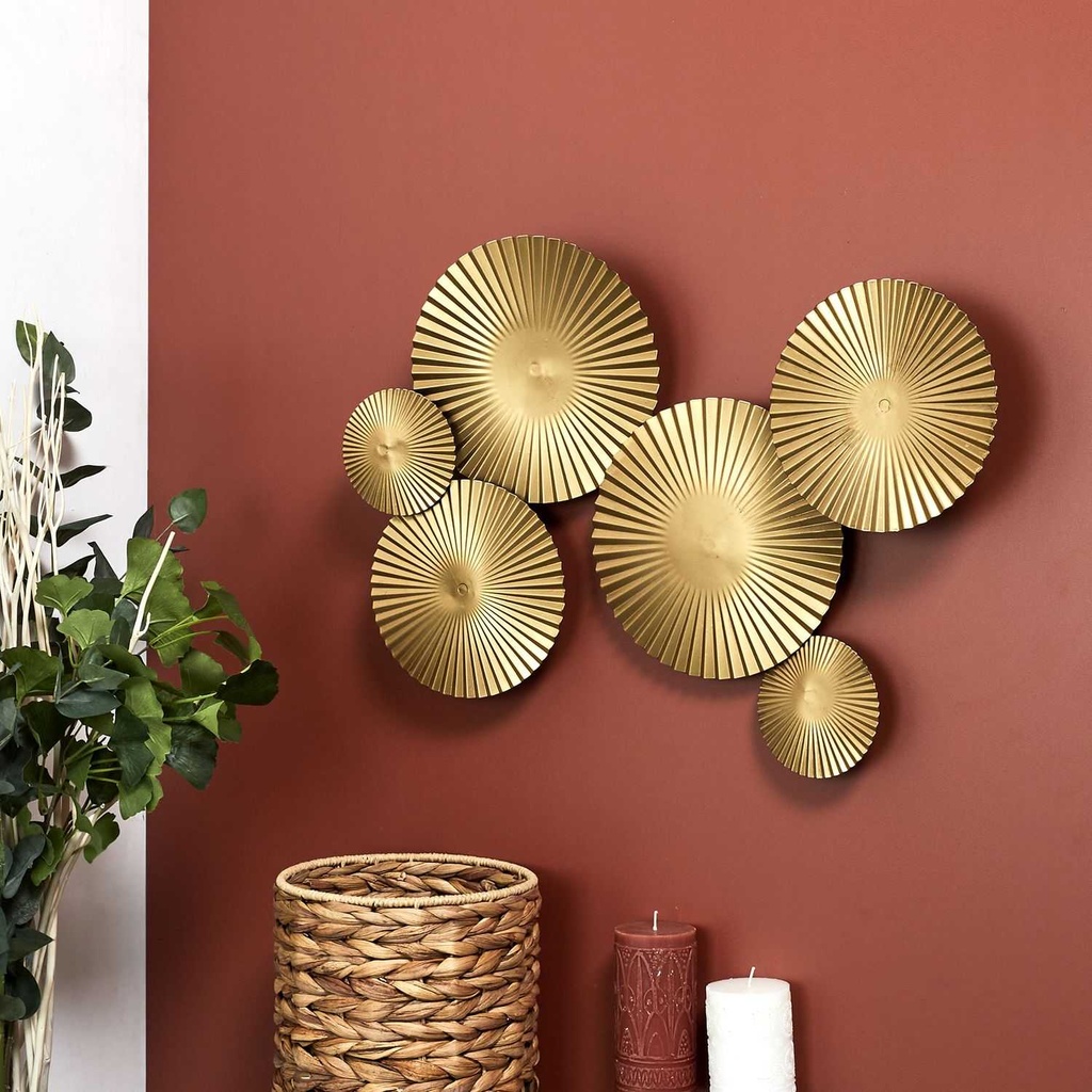 [CMP336183] DECO MURALE METAL DORE