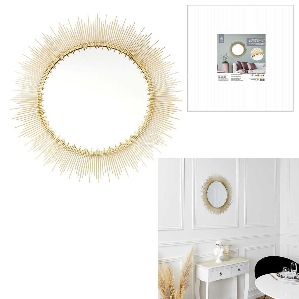 [CMP336189] MIROIR MURAL SOLEIL D60CM