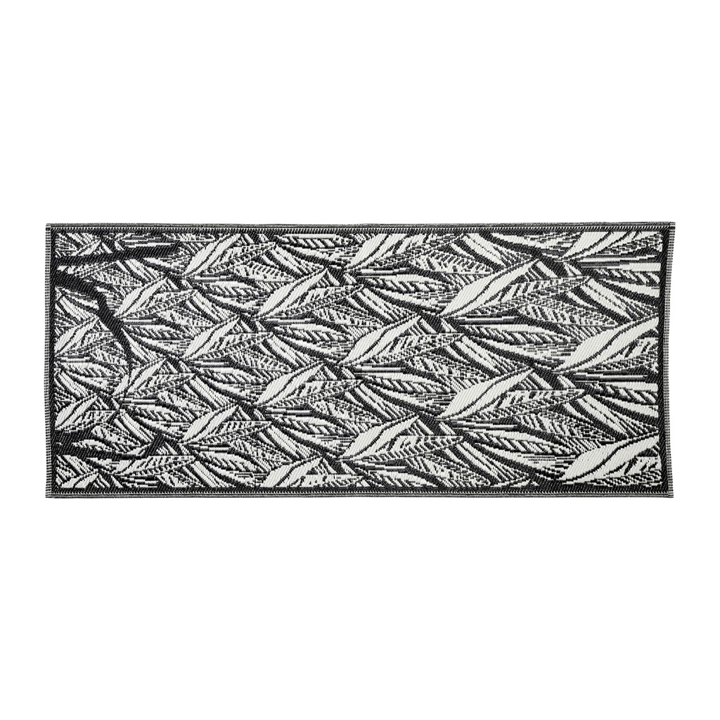 [SEMA76825] TAPIS MADERIA NOIR+ECRU 180X80