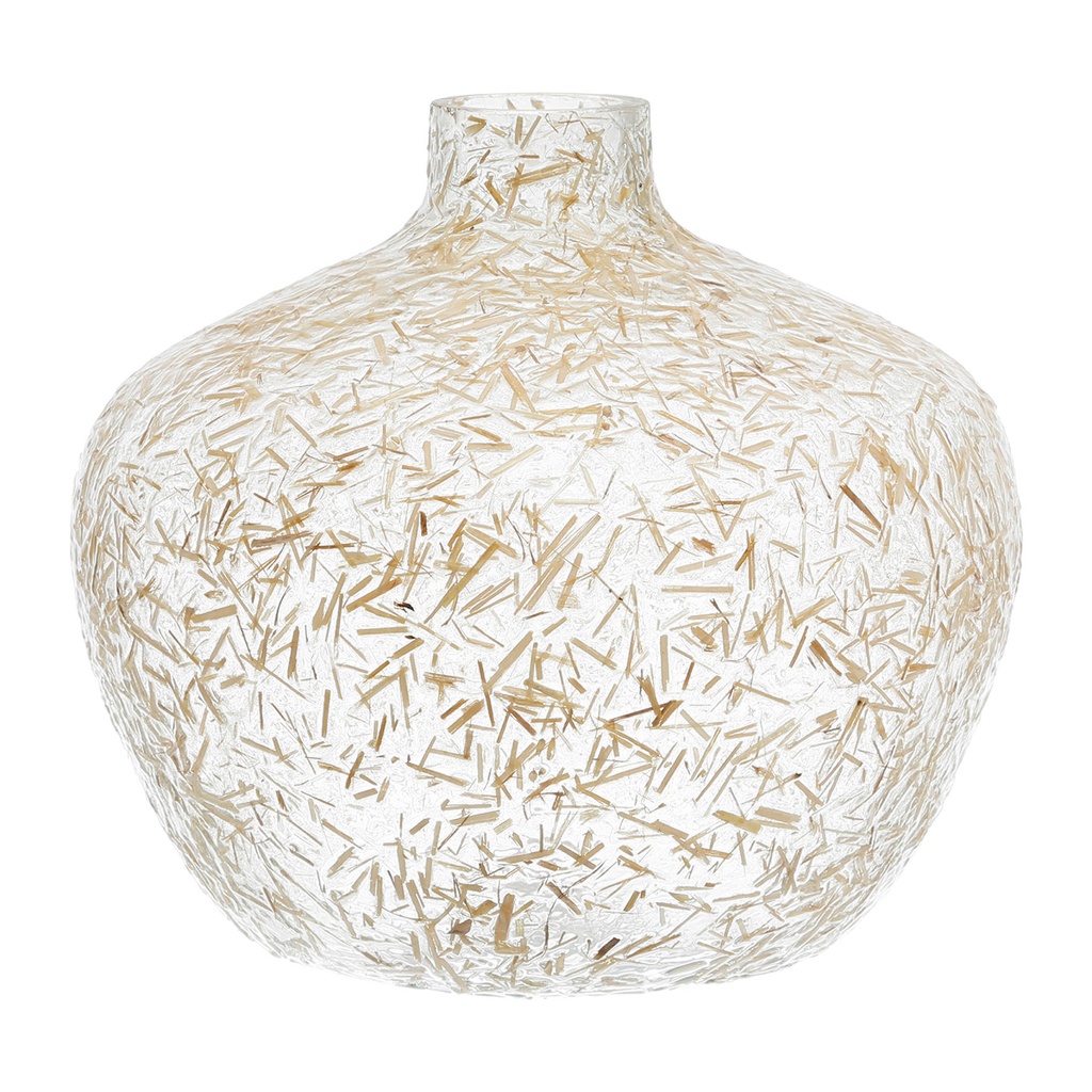 [SEMA38714] VASE DAM-JEAN PAILLE NT D33H30