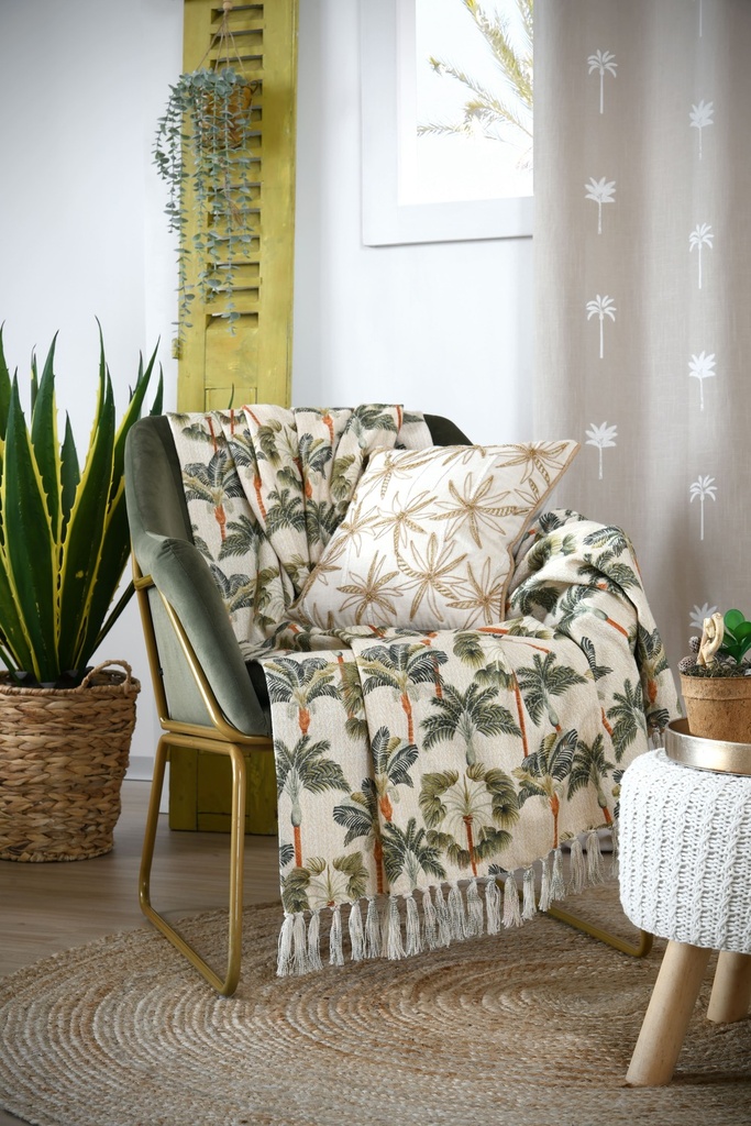 [STOFP2D698002] PLAID CASABLANCA MULTICOLORE 125X150