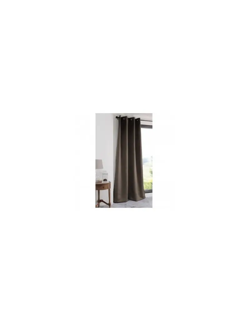 [STOFR61840004] RIDEAU NOTTE TAUPE 135x250