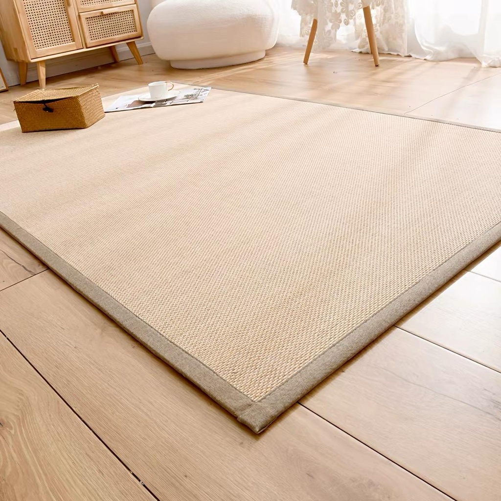 [YUXIN4158] TAPIS CARRE EN JUTE ANTIDERAPANT 220X260CM